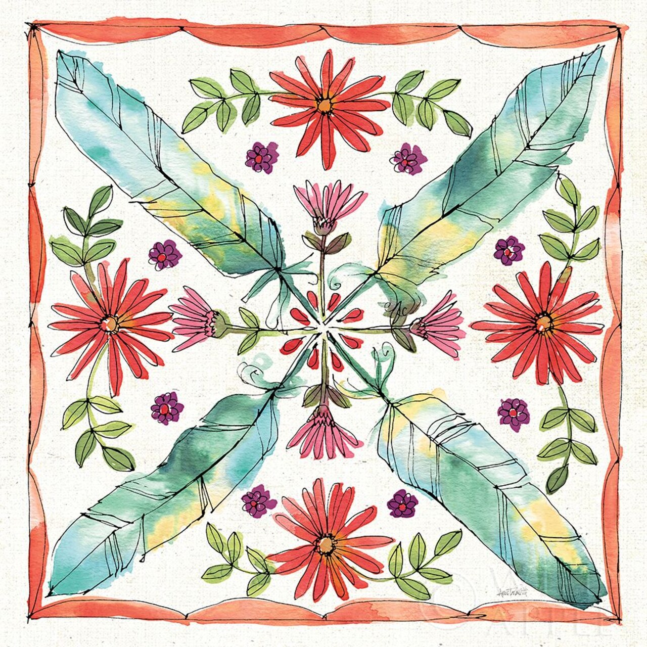 Simply Petals Xi Poster Print by Anne Tavoletti - Item # VARPDX38895